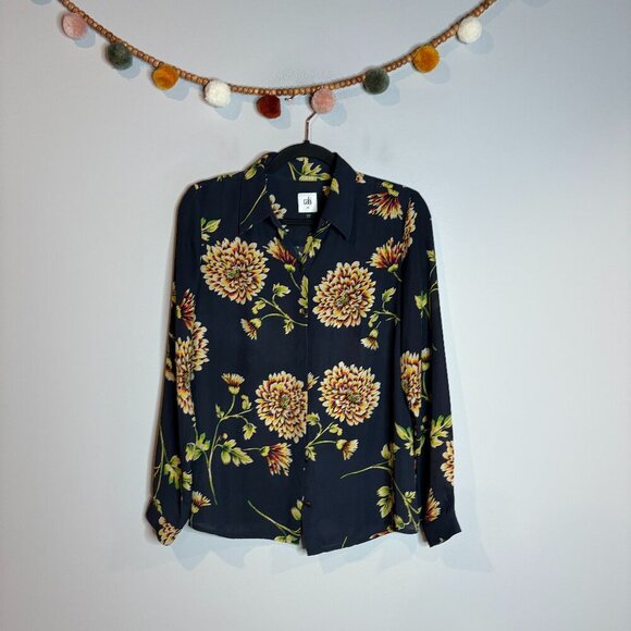CAbi Button Down Daisy Blouse #3250 - Picture 2 of 5